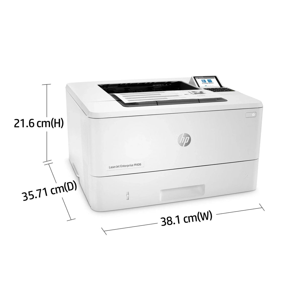 HP LASERJET ENTERPRISE M406DN – MONOCHROME LASER PRINTER – 40 PPM, ENTERPRISE SECURITY
