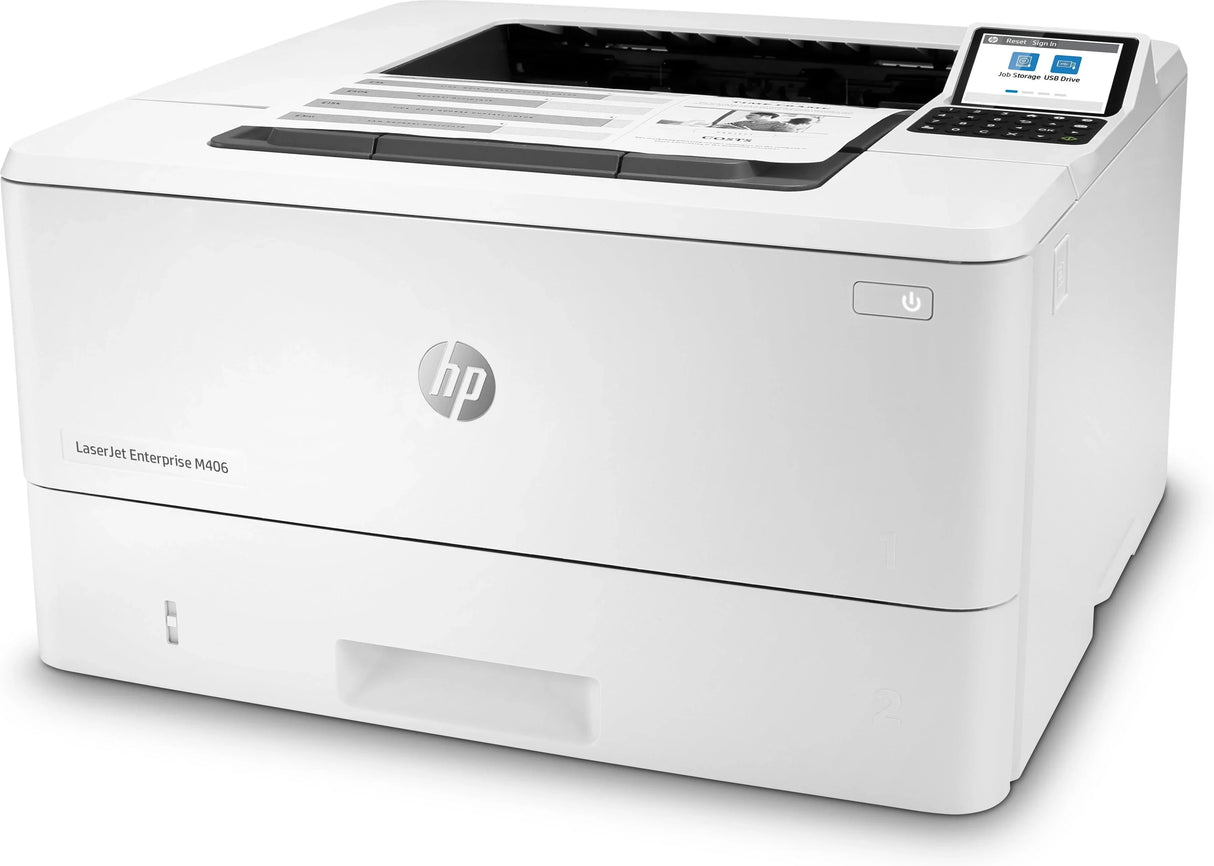 HP LASERJET ENTERPRISE M406DN – MONOCHROME LASER PRINTER – 40 PPM, ENTERPRISE SECURITY