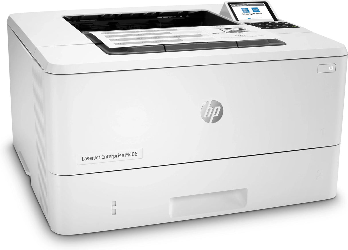 HP LASERJET ENTERPRISE M406DN – MONOCHROME LASER PRINTER – 40 PPM, ENTERPRISE SECURITY