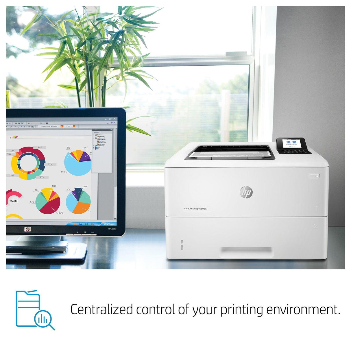 HP LaserJet Enterprise M507dn Printer
