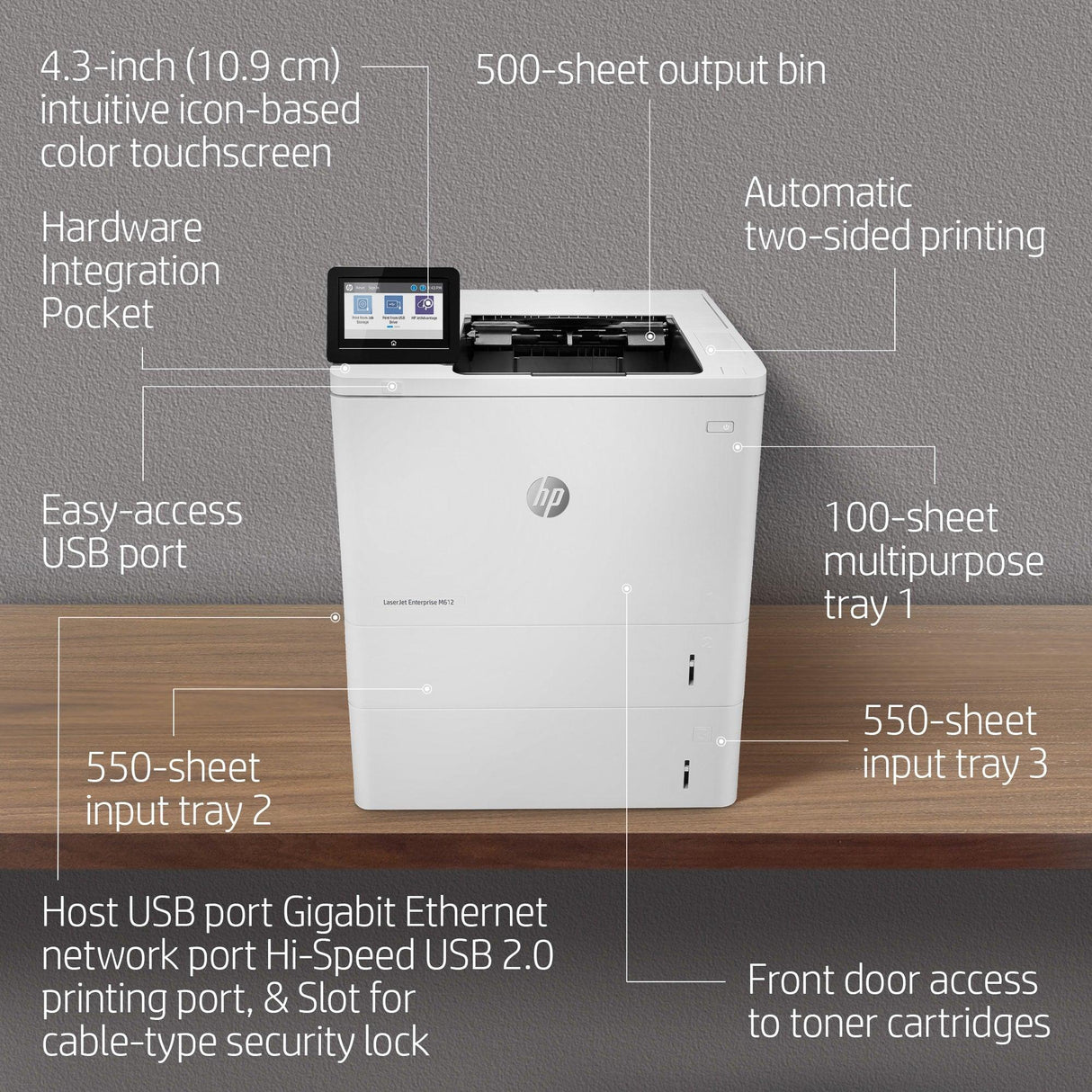 HP LaserJet Enterprise M612dn (7PS86A)