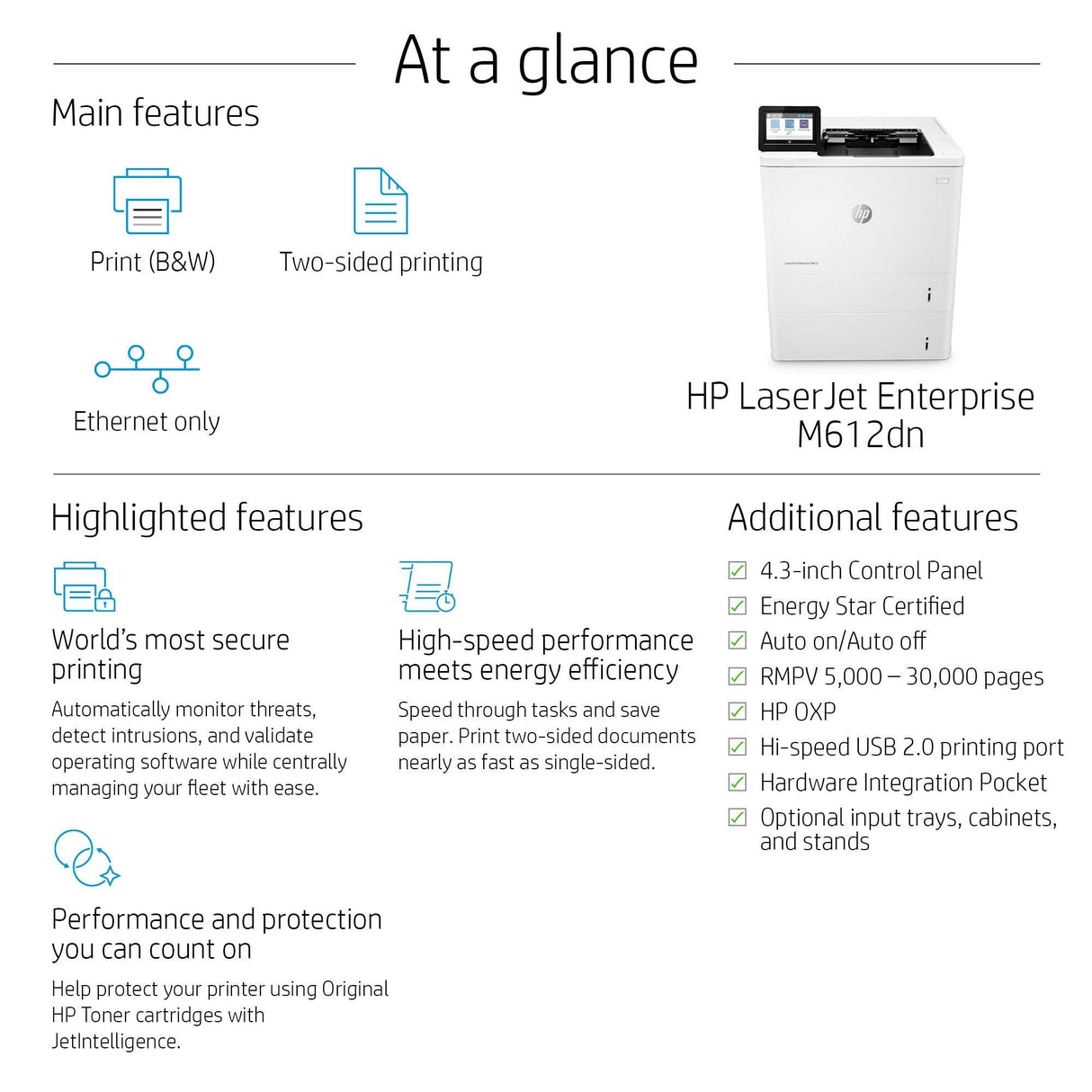 HP LaserJet Enterprise M612dn (7PS86A)