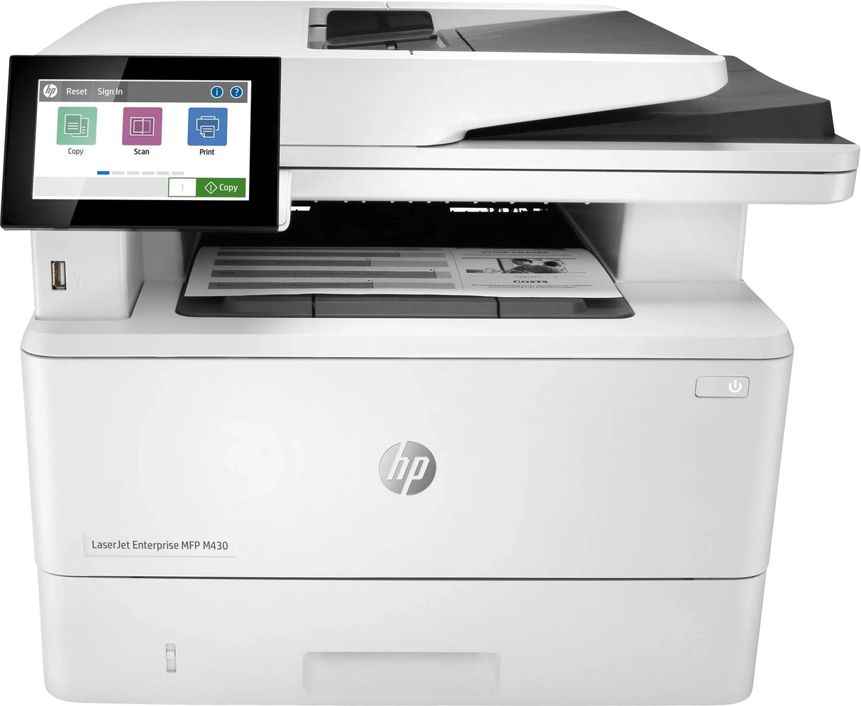 HP LaserJet Enterprise MFP M430f – Print / Copy / Scan / Fax / Laser / Monochrome – 40 PPM MFP