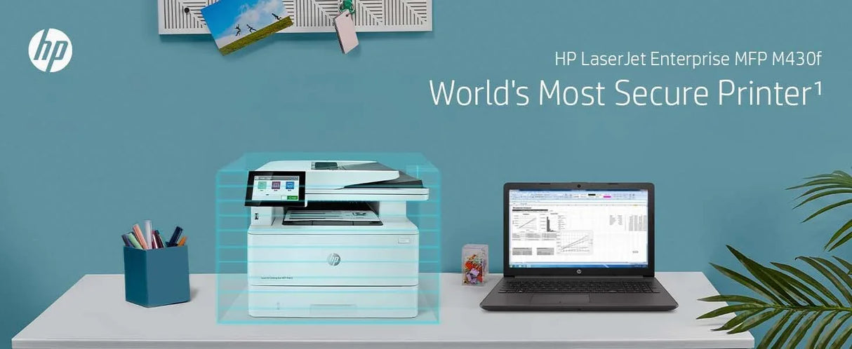HP LaserJet Enterprise MFP M430f – Print / Copy / Scan / Fax / Laser / Monochrome – 40 PPM MFP
