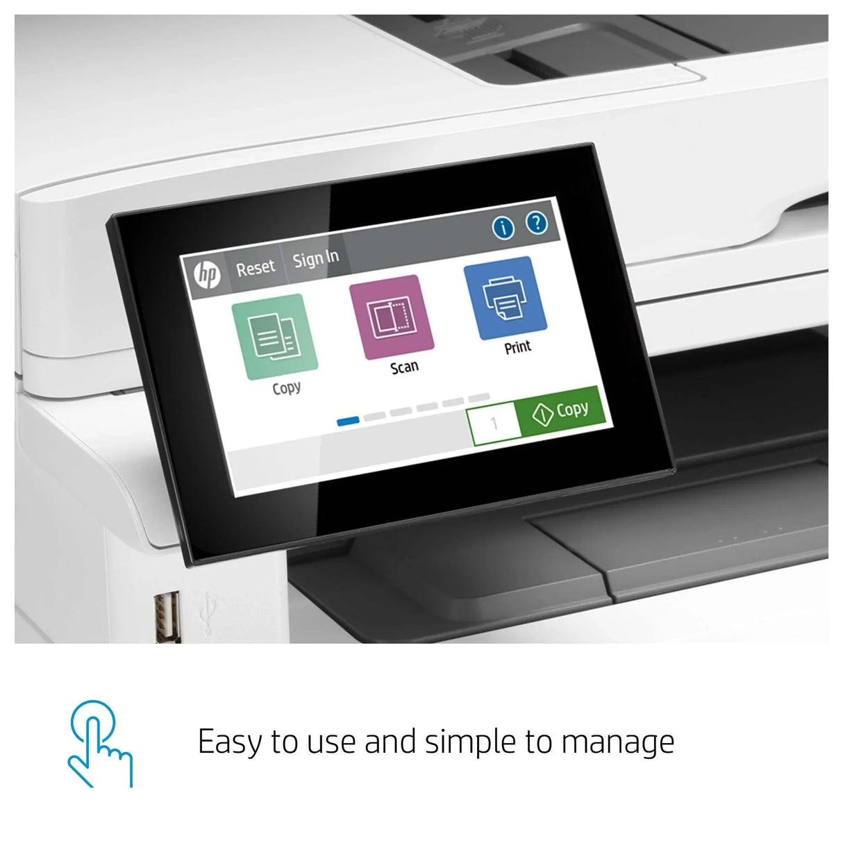 HP LaserJet Enterprise MFP M430f – Print / Copy / Scan / Fax / Laser / Monochrome – 40 PPM MFP