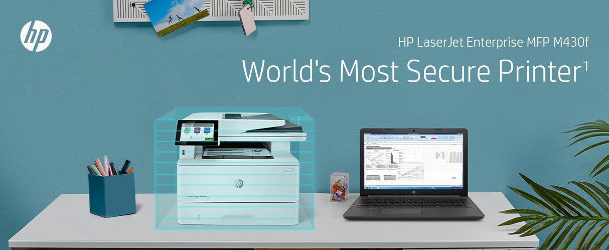 HP LaserJet Enterprise MFP M430f – Print / Copy / Scan / Fax / Laser / Monochrome – 40 PPM MFP