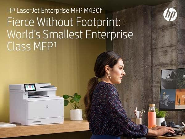 HP LaserJet Enterprise MFP M430f – Print / Copy / Scan / Fax / Laser / Monochrome – 40 PPM MFP
