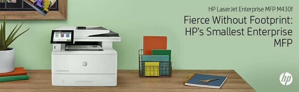 HP LaserJet Enterprise MFP M430f – Print / Copy / Scan / Fax / Laser / Monochrome – 40 PPM MFP
