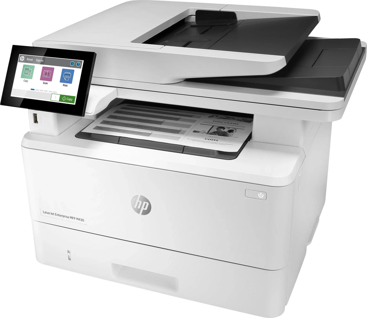 HP LaserJet Enterprise MFP M430f – Print / Copy / Scan / Fax / Laser / Monochrome – 40 PPM MFP