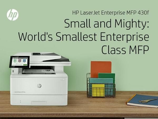 HP LaserJet Enterprise MFP M430f – Print / Copy / Scan / Fax / Laser / Monochrome – 40 PPM MFP