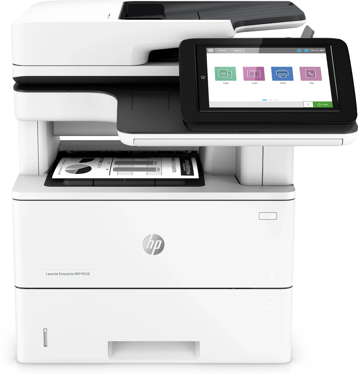 HP LASERJET ENTERPRISE MFP M528dn – Print / Scan / Copy / Fax / LASER / Monochrome – Duplex 43 PPM MFP
