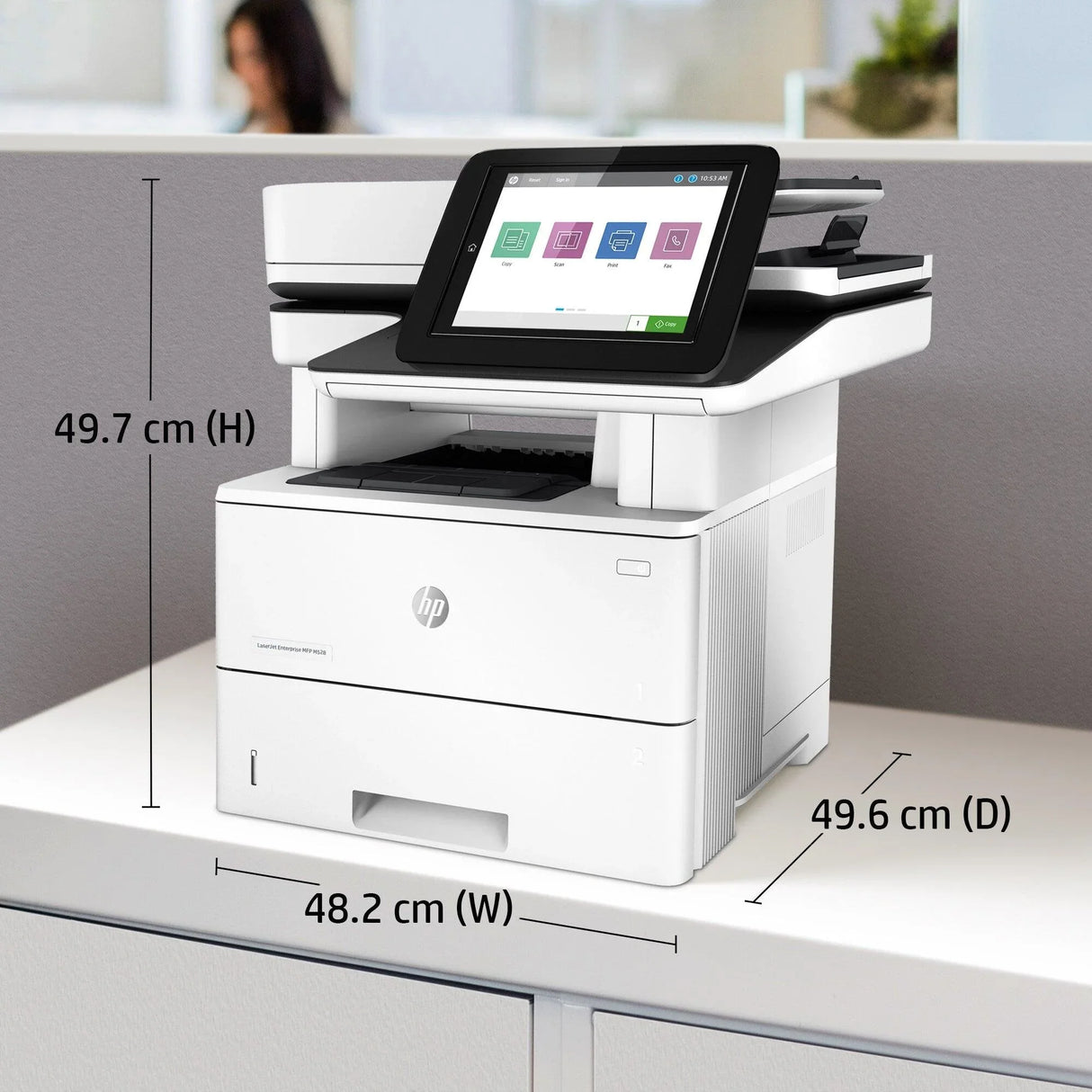 HP LASERJET ENTERPRISE MFP M528dn – Print / Scan / Copy / Fax / LASER / Monochrome – Duplex 43 PPM MFP