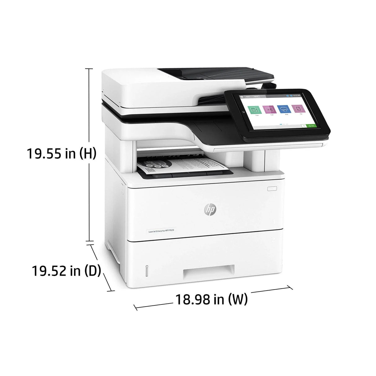 HP LASERJET ENTERPRISE MFP M528dn – Print / Scan / Copy / Fax / LASER / Monochrome – Duplex 43 PPM MFP