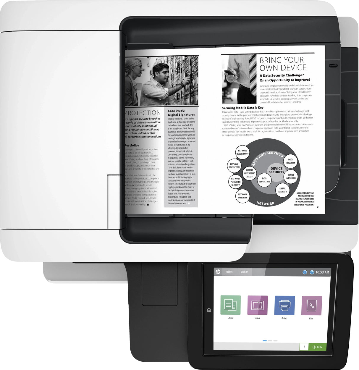 HP LASERJET ENTERPRISE MFP M528dn – Print / Scan / Copy / Fax / LASER / Monochrome – Duplex 43 PPM MFP