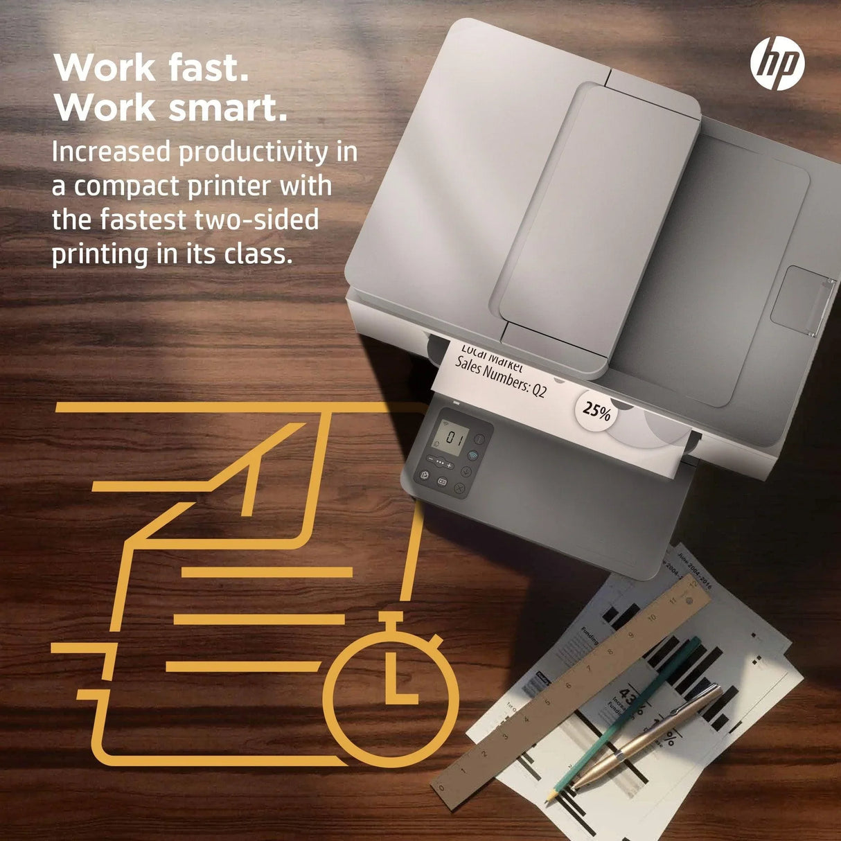 HP LASERJET MFP M234sdw – Print / Scan / Copy / Fax / Laser / Monochrome – Fast Duplex Wireless MFP