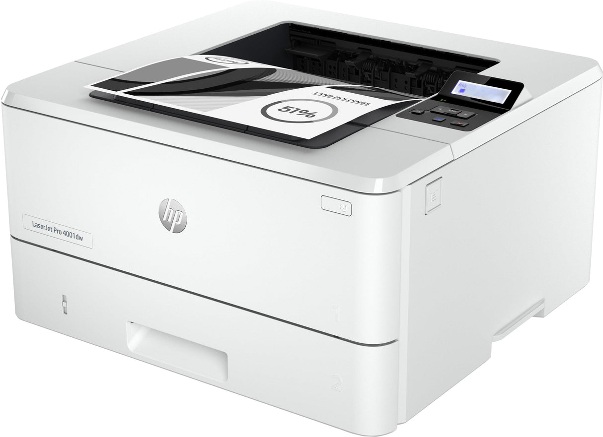 HP LASERJET PRO 4001DW MONO SFP. 40PPM, DUPLEX, WIFI, 250 SHEET TRAY, 1YR WARRANTY