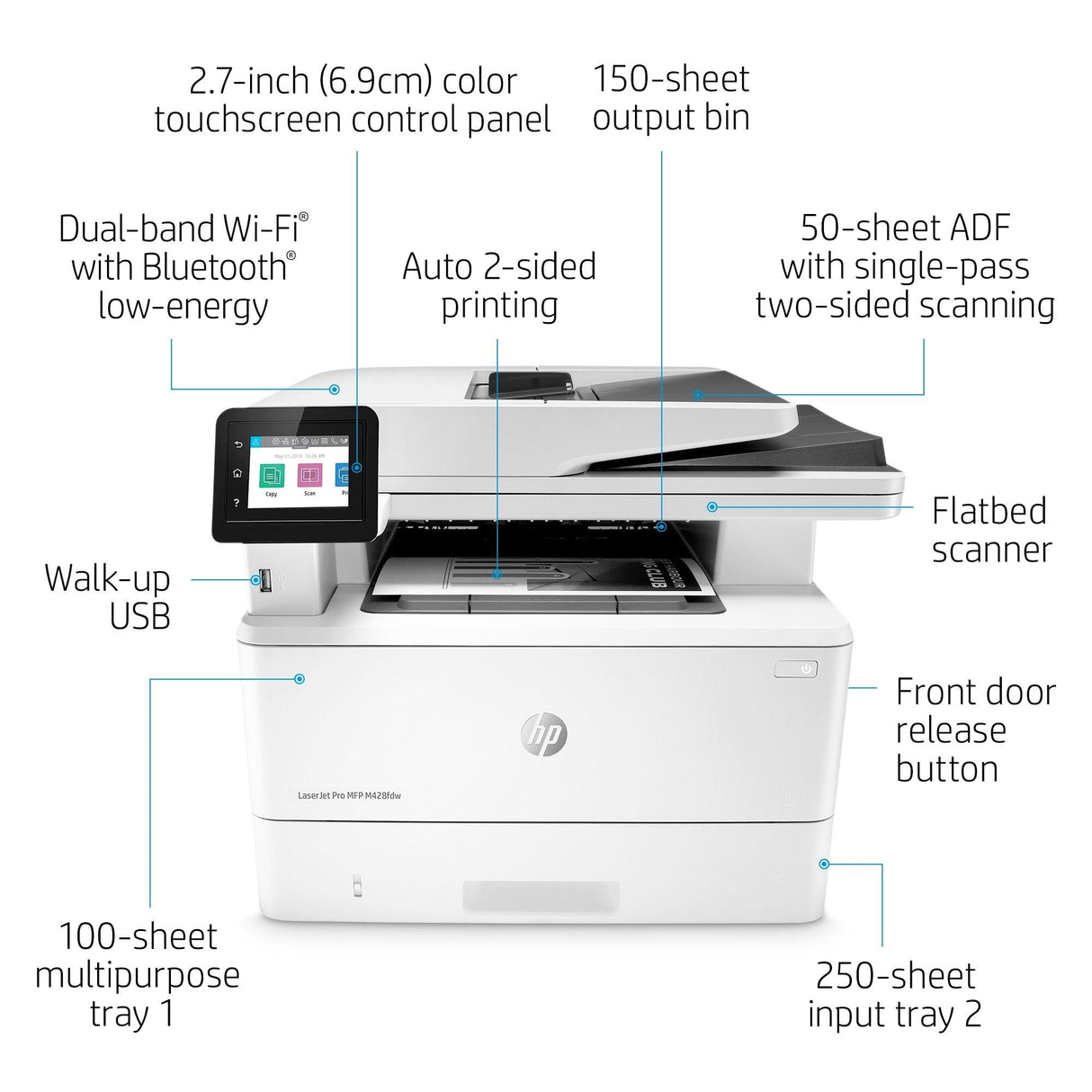 HP LaserJet Pro MFP M428fdw (W1A30A)