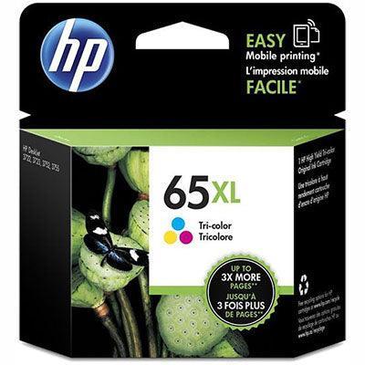 HP NO.65XL TRI COLOUR INK CARTRIDGE – HIGH YIELD CYAN MAGENTA YELLOW – 300 PAGES