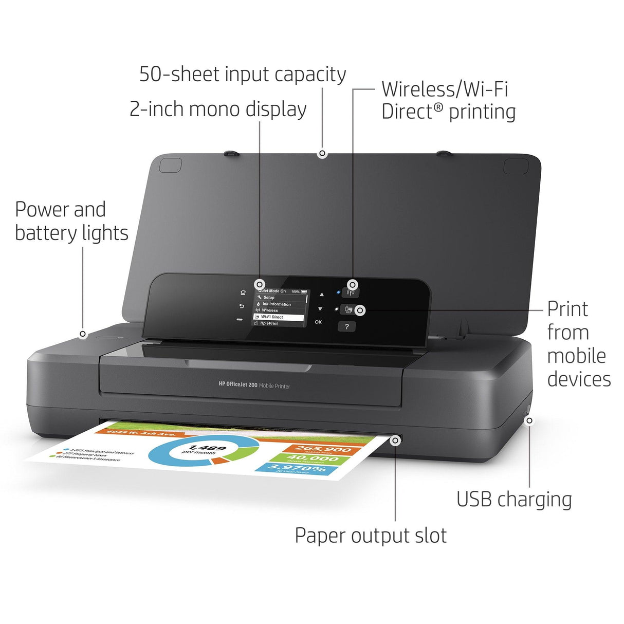 HP OfficeJet 200 Mobile Printer (CZ993A)