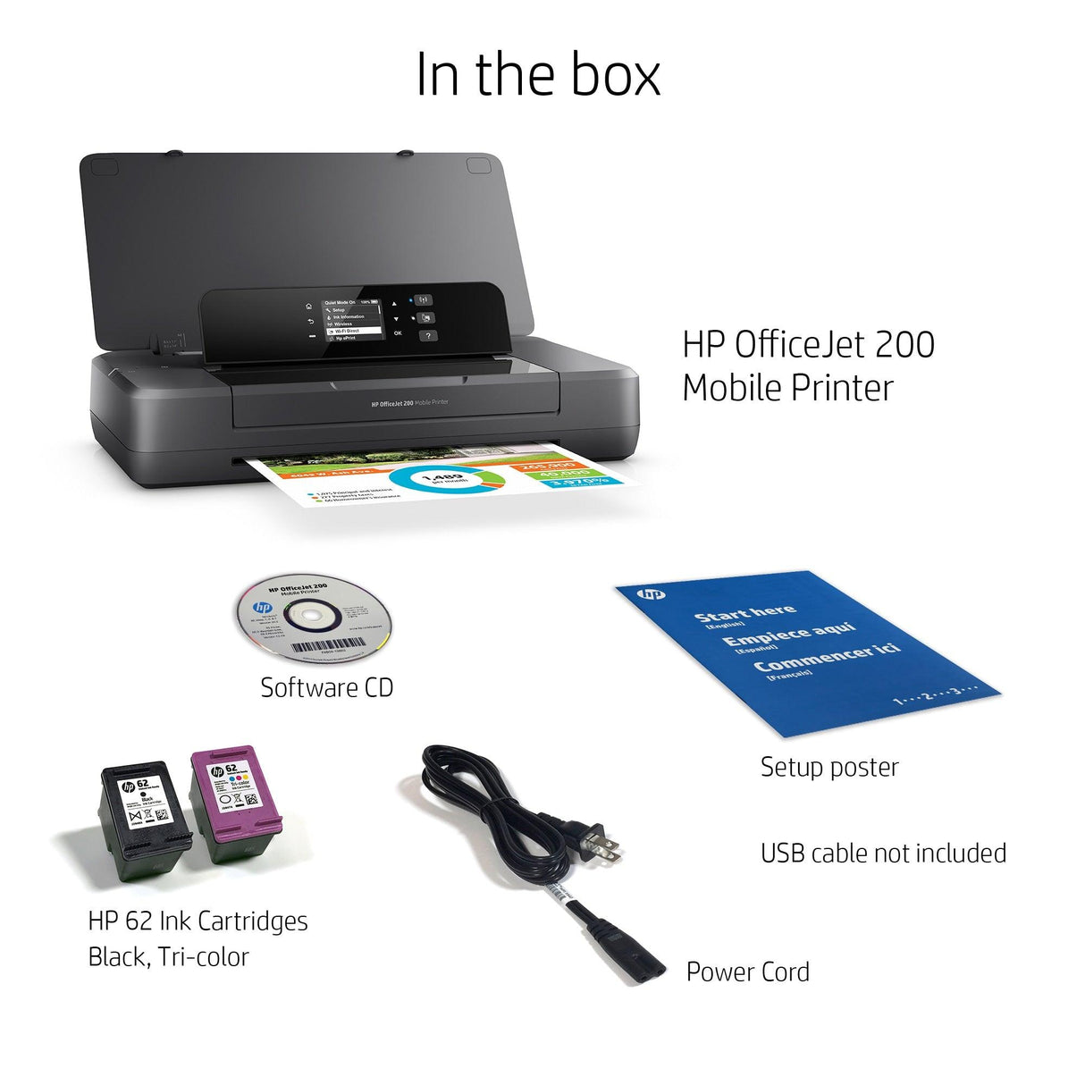 HP OfficeJet 200 Mobile Printer (CZ993A)