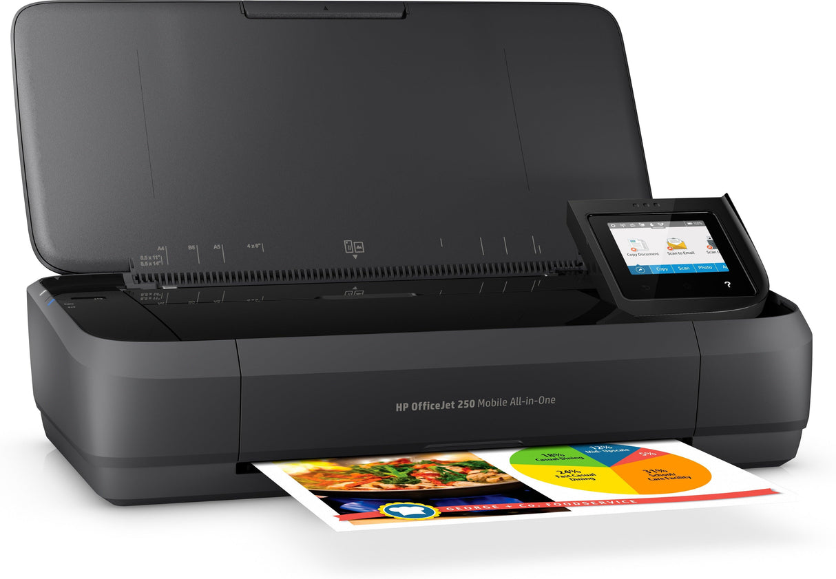 HP OfficeJet 250 – Print / Scan / Copy / Fax / Inkjet / Colour – Wireless Mobile MFP