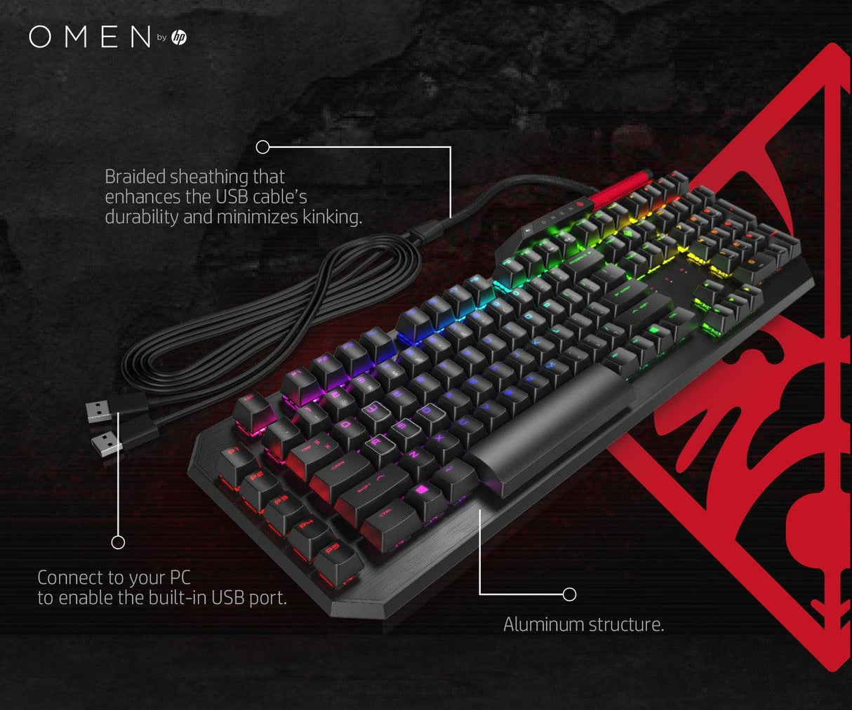 HP OMEN by HP Sequencer Keyboard (2VN99AA)