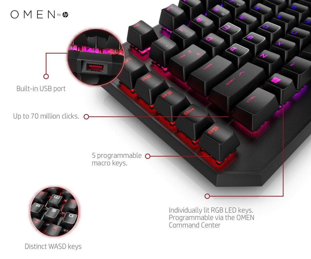 HP OMEN by HP Sequencer Keyboard (2VN99AA)