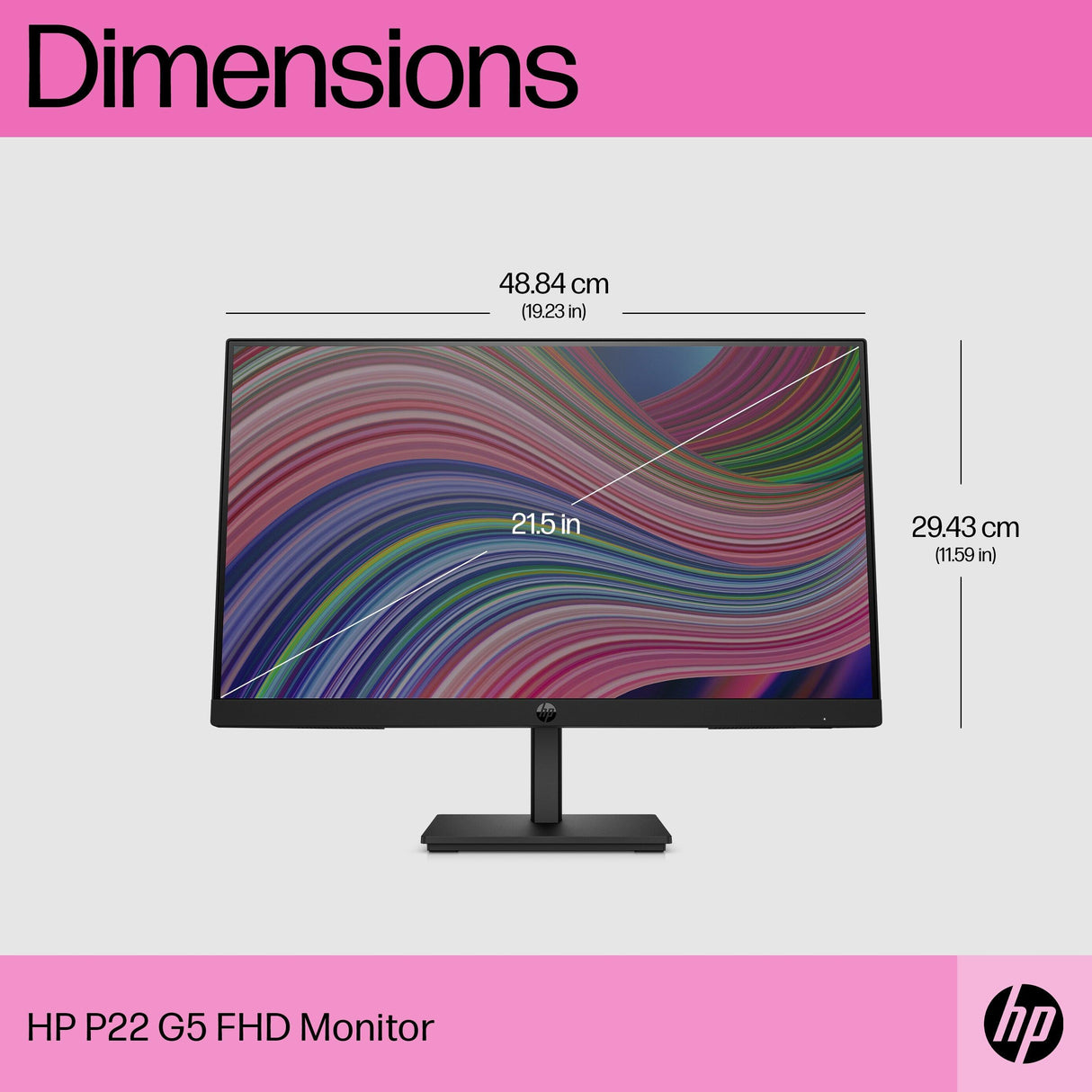 HP P22 G5 FHD Monitor (64X86AA)