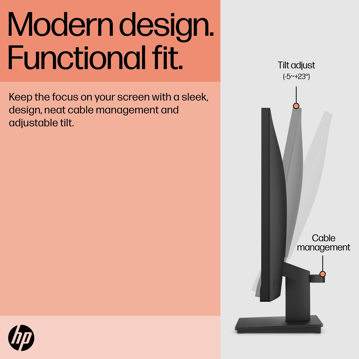 HP P24 G5 FHD Monitor (64X66AA)
