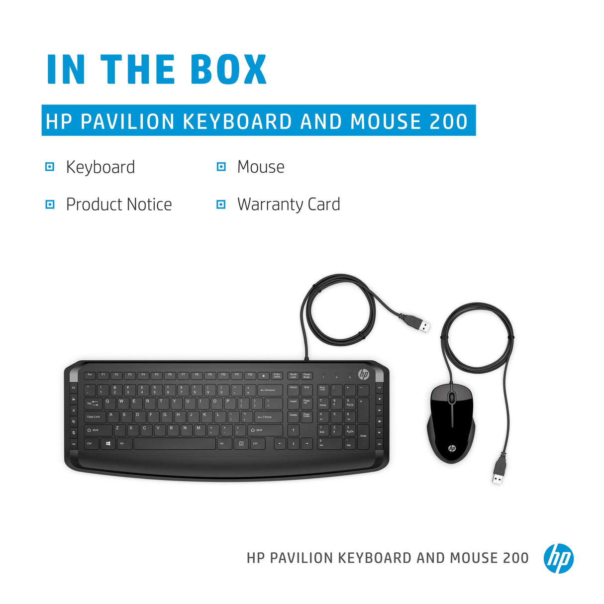 HP Pavilion Keyboard and Mouse 200 (9DF28AA)