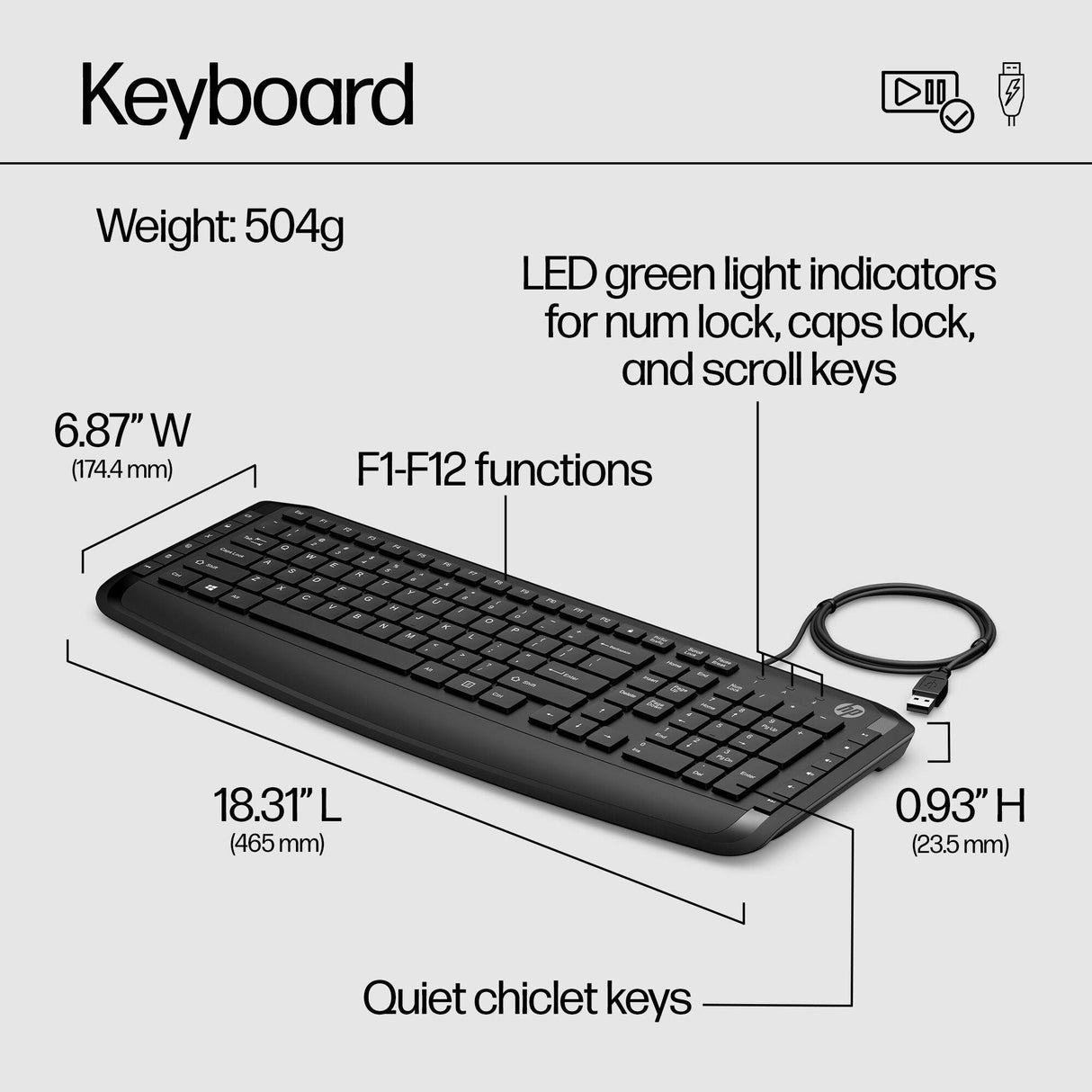 HP Pavilion Keyboard and Mouse 200 (9DF28AA)
