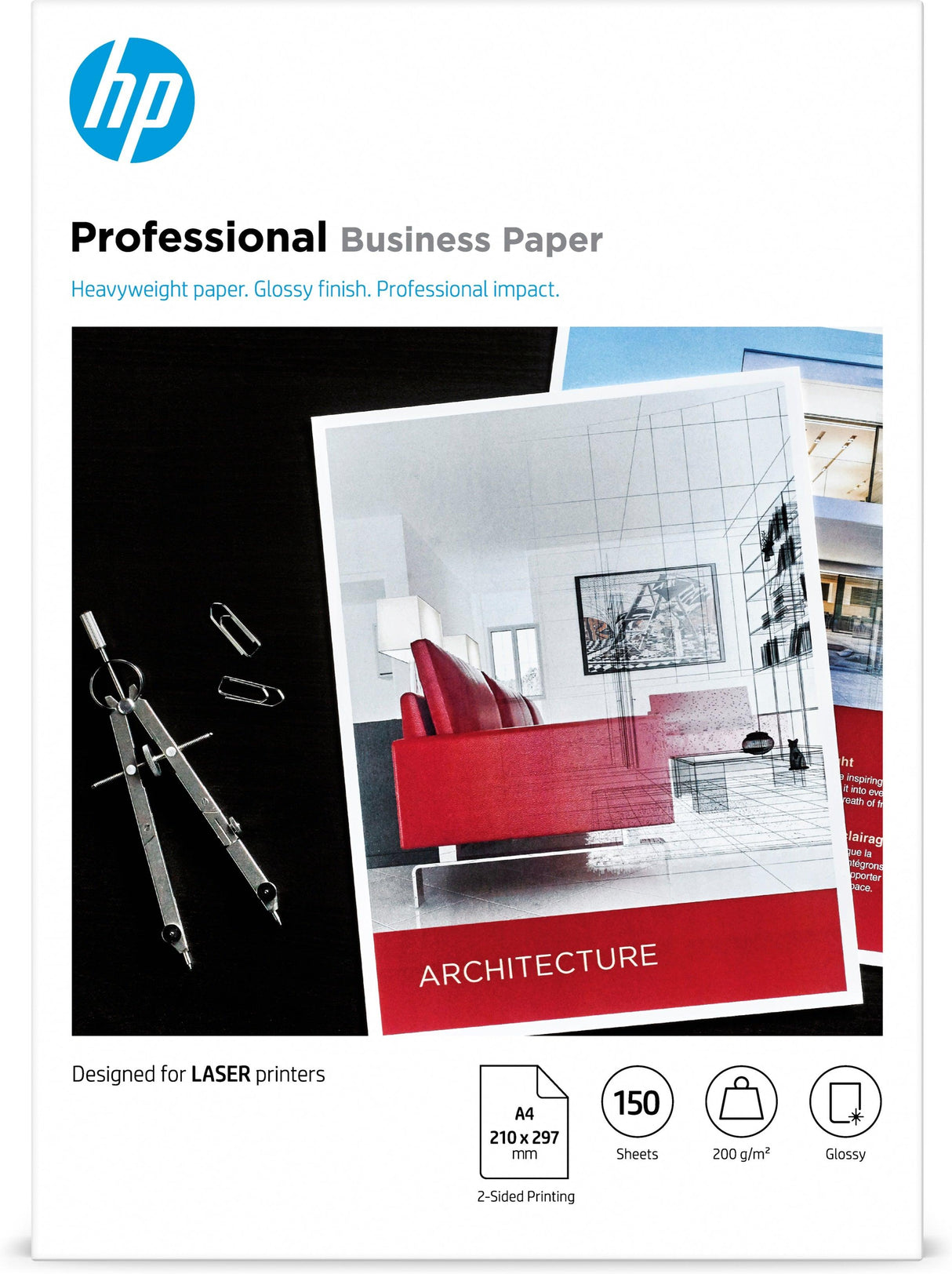 HP Professional Business Paper Glossy 200 g|m2 A4 (210 x 297 mm) 150 sheets (7MV83A)