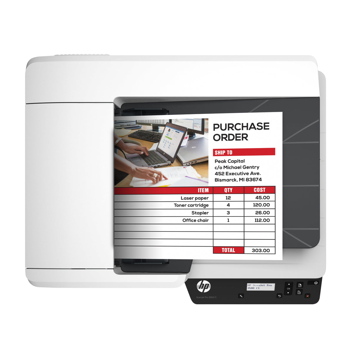 HP ScanJet Pro 3500 f1 Flatbed Scanner (L2741A)