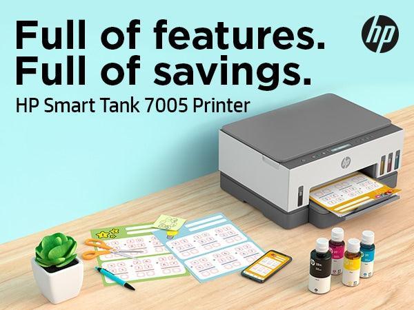 HP SMART TANK 7005 – Print / Scan / Copy / Wireless Inkjet Colour MFP