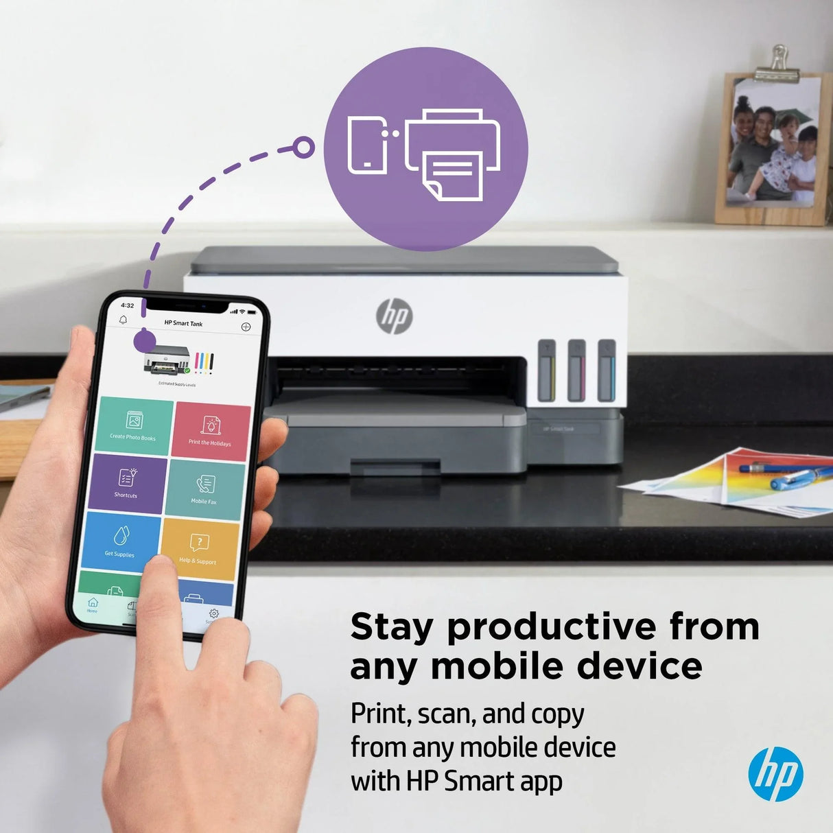 HP SMART TANK 7005 – Print / Scan / Copy / Wireless Inkjet Colour MFP