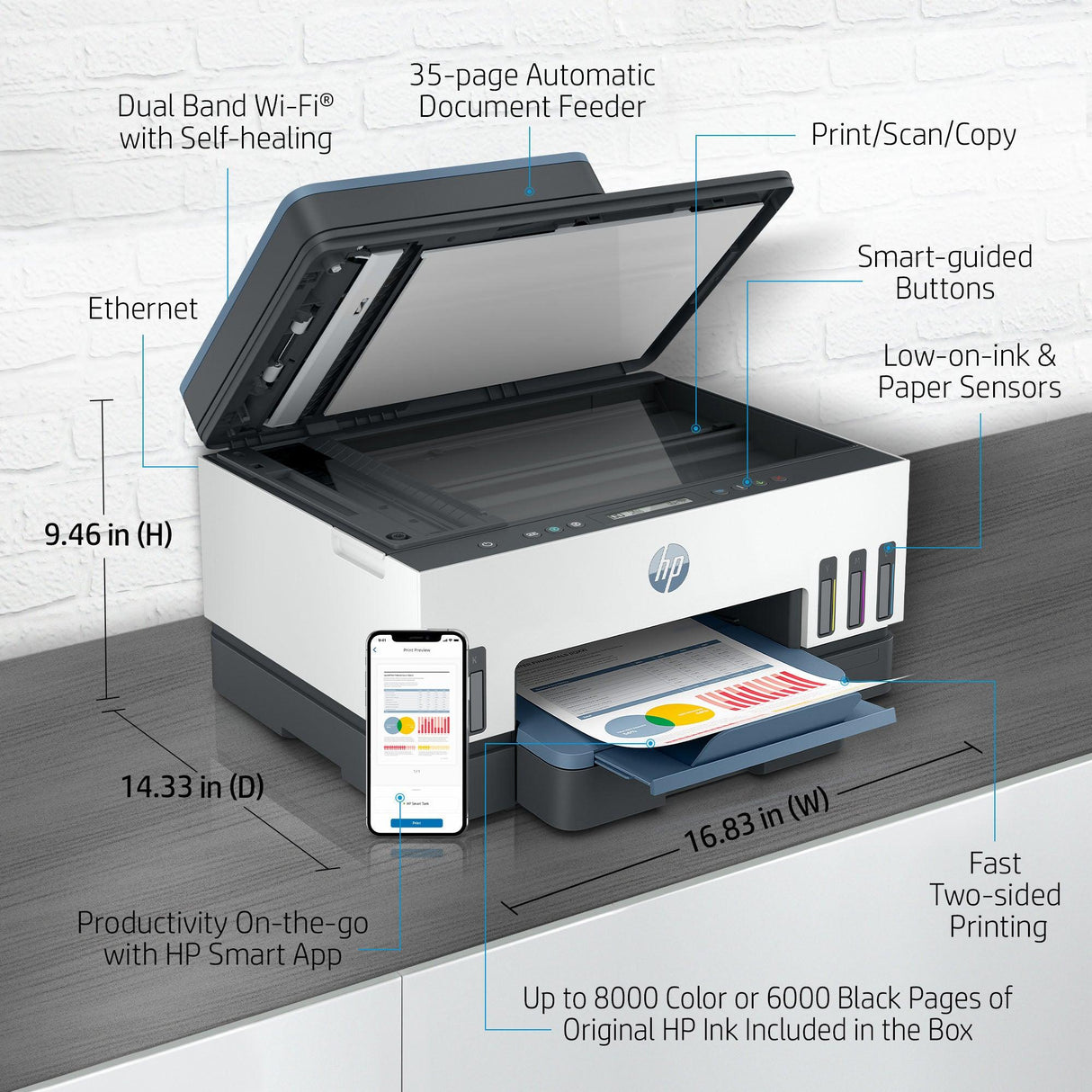 HP Smart Tank 7305 All-in-One (28B75A)