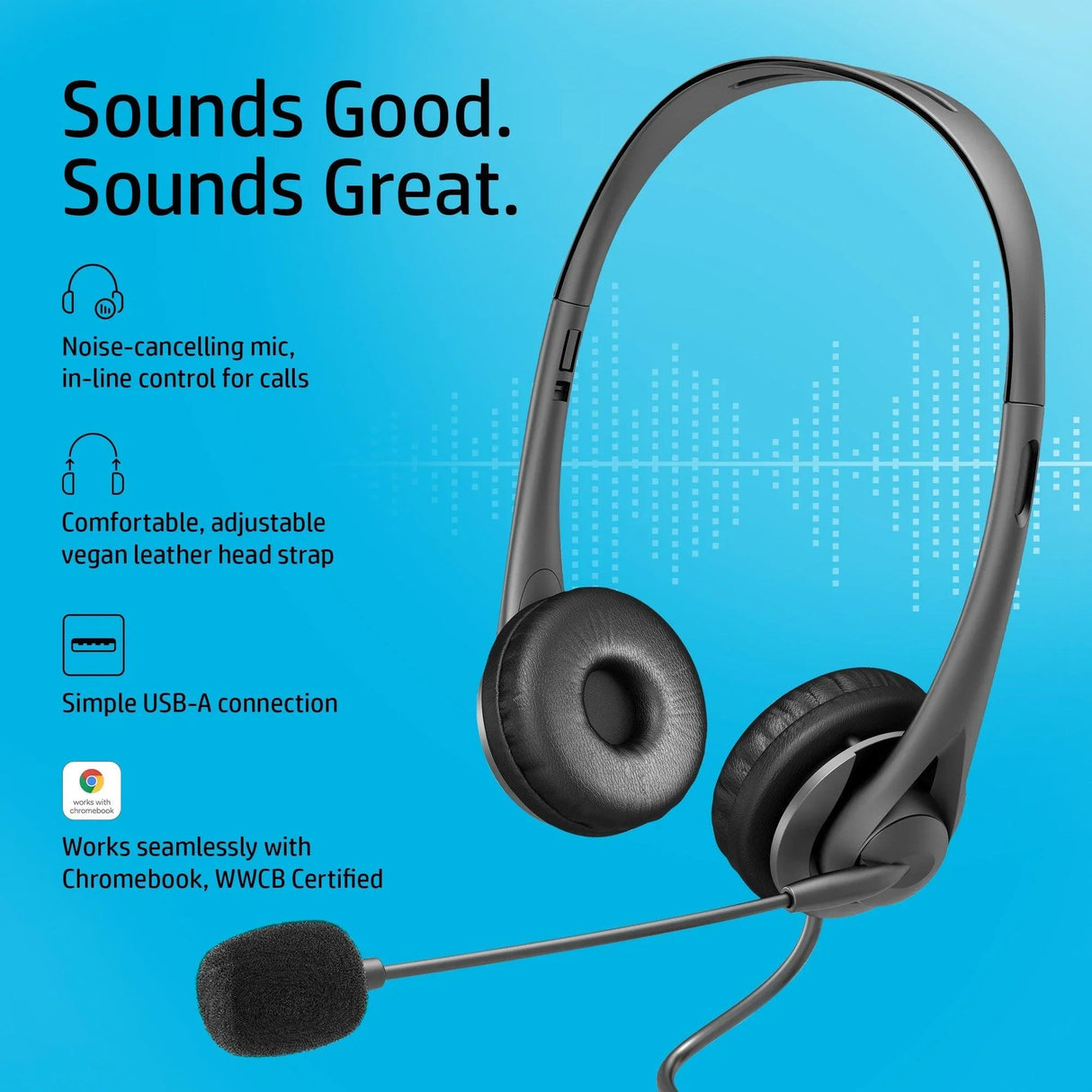 HP Stereo USB Headset G2 (428K6AA)