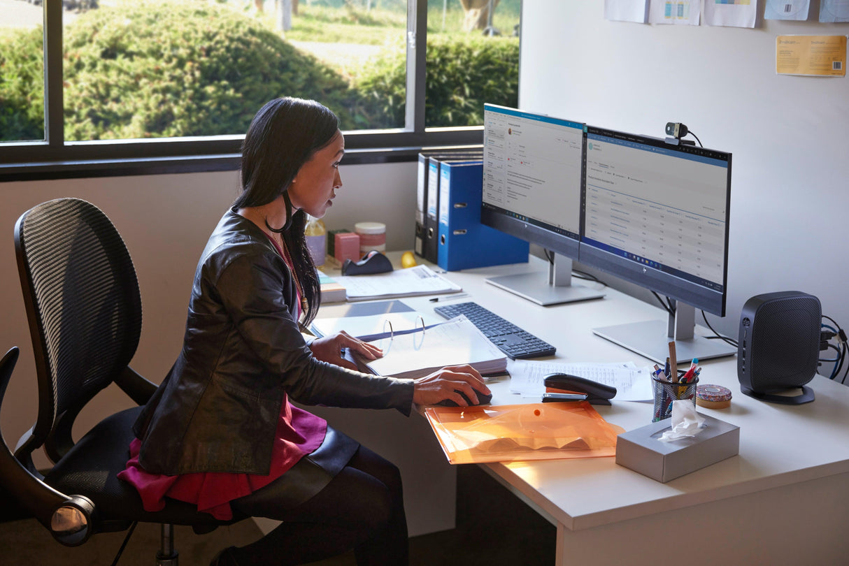 HP t550: Intel Cel QC J6412/ 4 GB/ 32 GB/ Embedded GPU/ No WiFi/ HP ThinPro