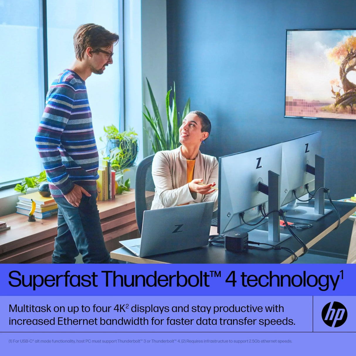 HP Thunderbolt Dock 120W G4 – Thunderbolt 4 / 120W PD / HDMI / DP / Ethernet – Docking Station