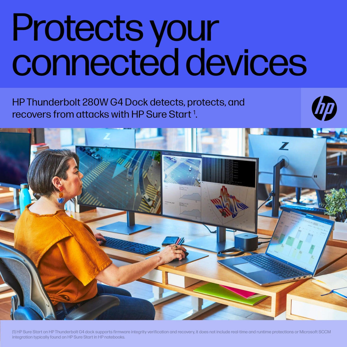 HP Thunderbolt Dock 280W G4 w|Combo Cable (4J0G4AA)