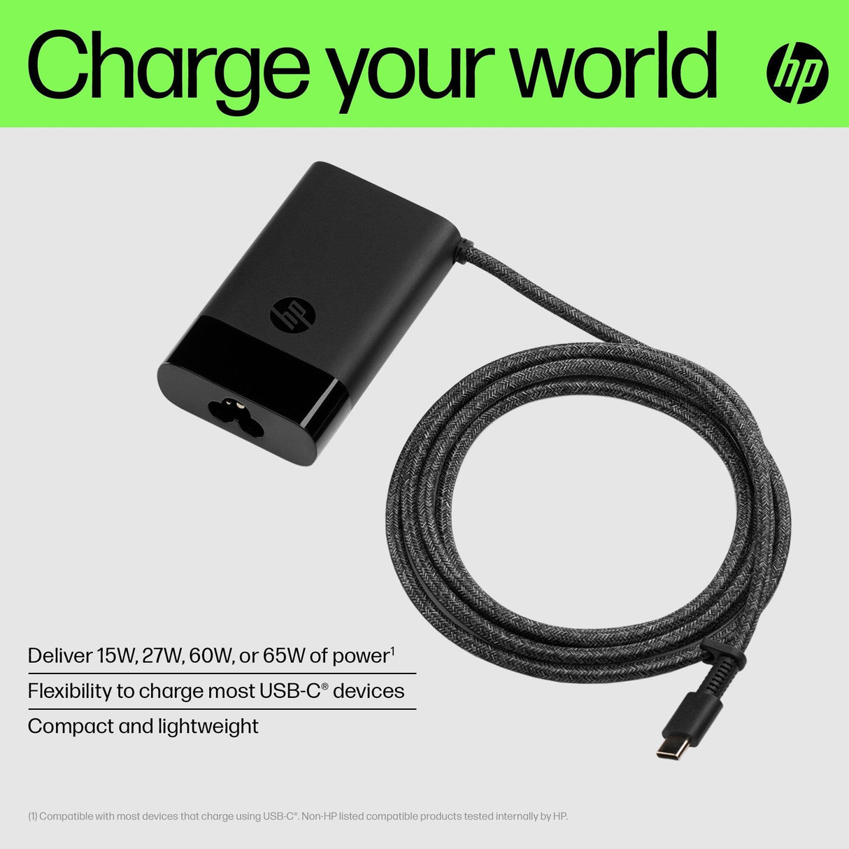 HP USB-C 65W Universal Adapter - 671R2AA