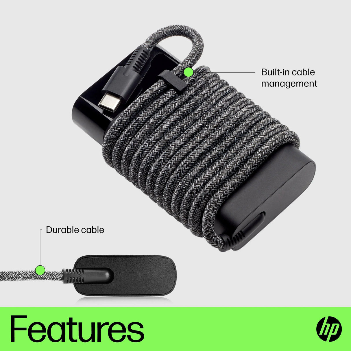 HP 671R2AA – 65W / USB-C / PD – Laptop Charger