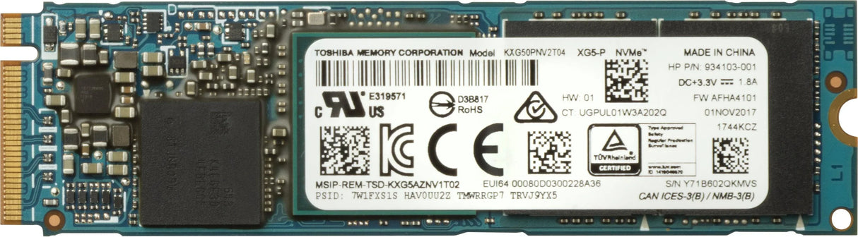 HP Z Turbo Drive Quad Pro 2x512GB PCIe TLC SSD (4YZ39AA)