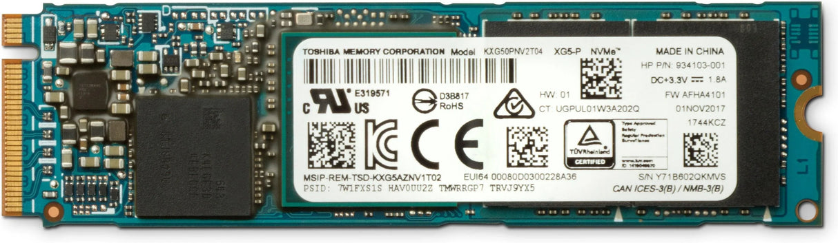 HP Z Turbo Drive Quad Pro 2x512GB PCIe TLC SSD (4YZ39AA)