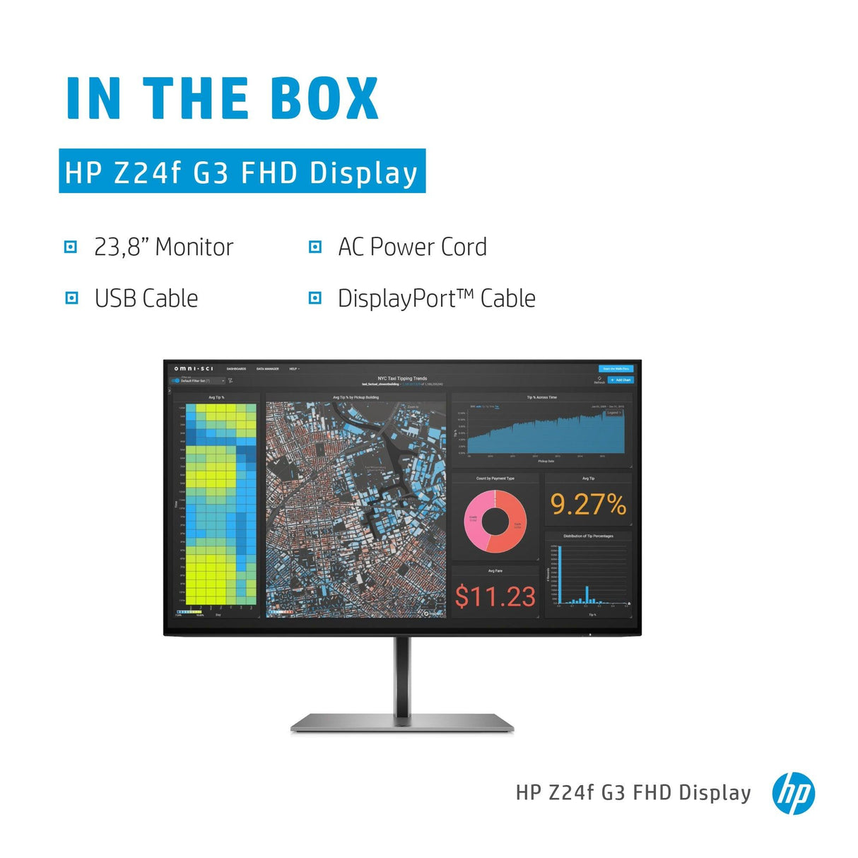 HP Z24f G3 FHD Display (3G828AA)