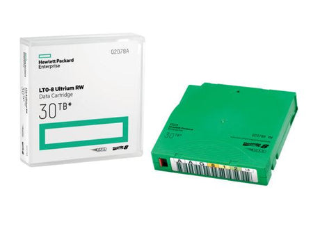 HPE LTO-8 Ultrium 30TB RW Data Cartridge Blank data tape 12000 GB 1.27 cm
