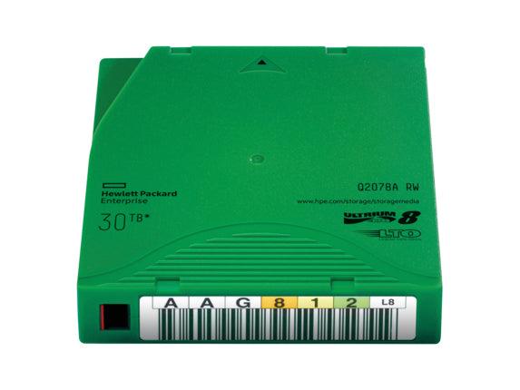 HPE LTO-8 Ultrium 30TB RW Data Cartridge Blank data tape 12000 GB 1.27 cm