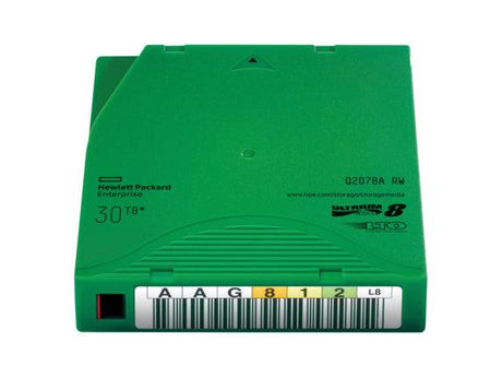 HPE LTO-8 Ultrium 30TB RW Data Cartridge Blank data tape 12000 GB 1.27 cm