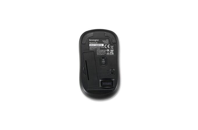 KENSINGTON 2.4GHz wireless | Optical | Ambidextrous | 1000 DPI | Nano USB | Black (72392)