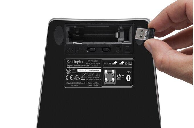 KENSINGTON Bluetooth 4.0 | USB nano | DiamondEye | wrist rest | 2.4Ghz | Black (72359)